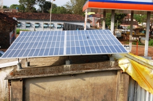 Solar Panel for Petrol Pump